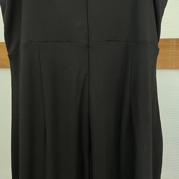 Grace Karin Black Rhinestone Detail Ruffle Hem Strap/less Lined Maxi Dress Sz M - Picture 9 of 16
